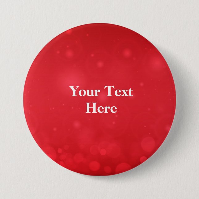 Badge Rond 7,6 Cm Modèle, cercle rouge, (Devant)