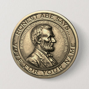 Badge Rond 7,6 Cm Modèle de campagne amusant mémorable