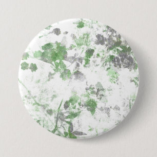 Badge Rond 7,6 Cm Modern art of flower pattern and wall texture mix