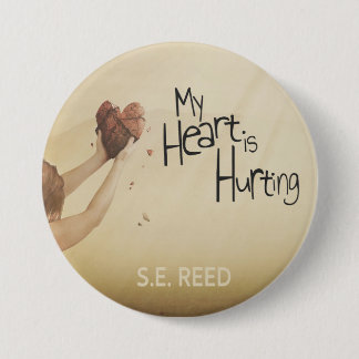 Badge Rond 7,6 Cm Mon cœur me fait mal 