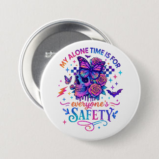 Badge Rond 7,6 Cm Mon seul temps...