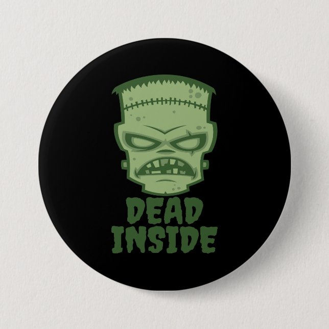 Badge Rond 7,6 Cm Monstre de Dead Inside (Devant)