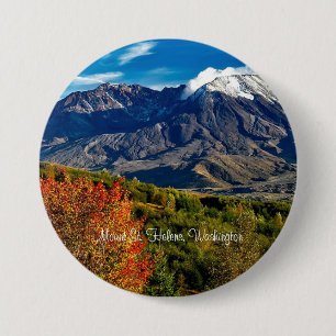 Badge Rond 7,6 Cm Mont Saint Helens, Washington