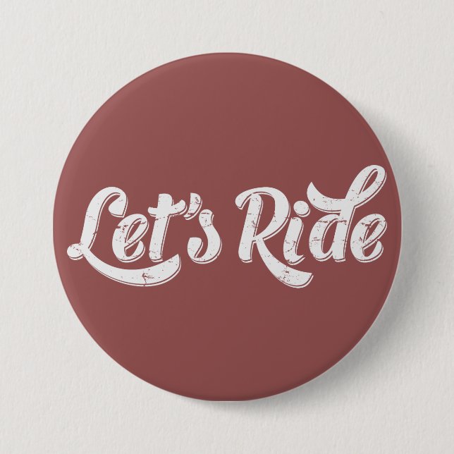 Badge Rond 7,6 Cm Montons ! (Devant)