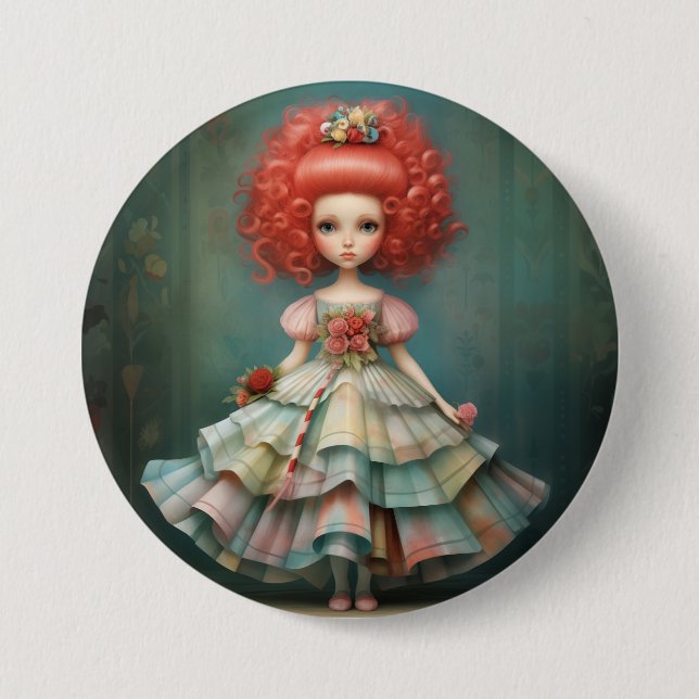 Badge Rond 7,6 Cm MOTHER GINGER Nutcracker Fashion Ballet (Devant)