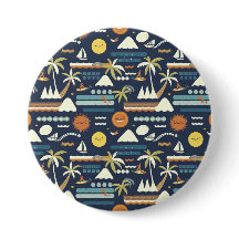 Motif de plage tropicale amusant