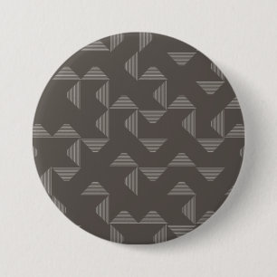 Badge Rond 7,6 Cm Motif graphique géométrique simple, moderne et ten