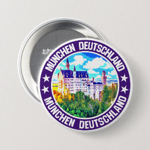 Badge Rond 7,6 Cm Munich