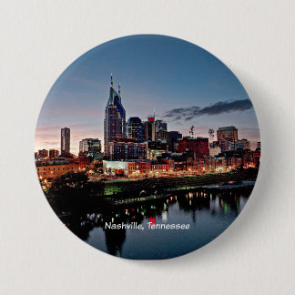 Badge Rond 7,6 Cm Nashville, Tennessee