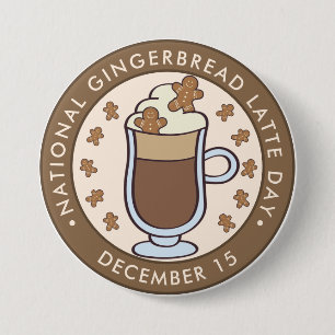 Badge Rond 7,6 Cm National Gingerbread Dernière journée