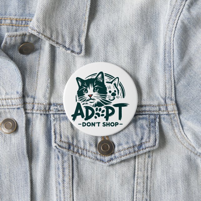 Badge Rond 7,6 Cm Ne pas acheter 1 (En situation)