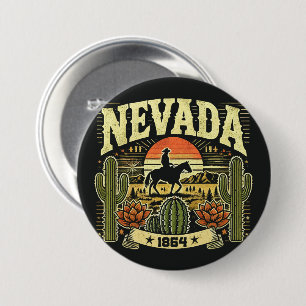 Badge Rond 7,6 Cm Nevada