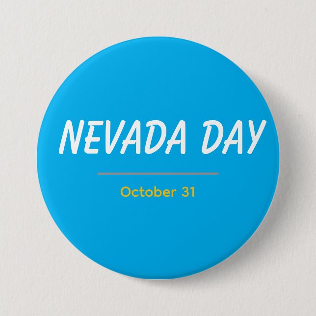 Badge Rond 7,6 Cm Nevada Day- Buttons (Devant)