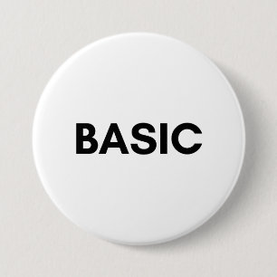 Badge Rond 7,6 Cm noir de base