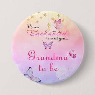 Badge Rond 7,6 Cm Nous Sommes Enchantés De Vous Rencontrer Baby show