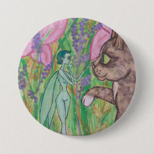 Badge Rond 7,6 Cm Nouveau Freind de Kitten