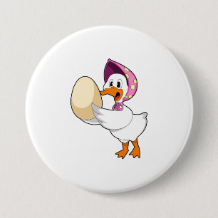 Badge Rond 7,6 Cm Oeuf de canard