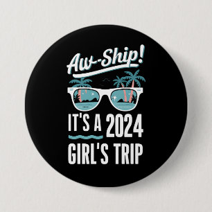 Badge Rond 7,6 Cm Oh mon dieu, c'est un groupe de voyage de filles 2