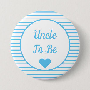 Badge Rond 7,6 Cm Oncle à être Baby shower
