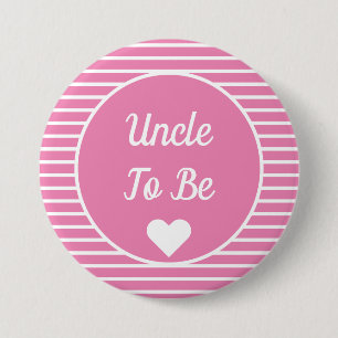 Badge Rond 7,6 Cm Oncle à être Baby shower
