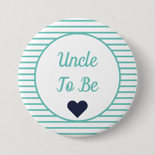 Badge Rond 7,6 Cm Oncle à être Baby shower