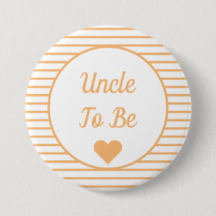 Badge Rond 7,6 Cm Oncle à être Baby shower