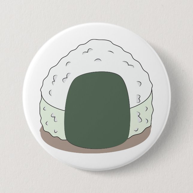 Badge Rond 7,6 Cm Onigiri (Devant)