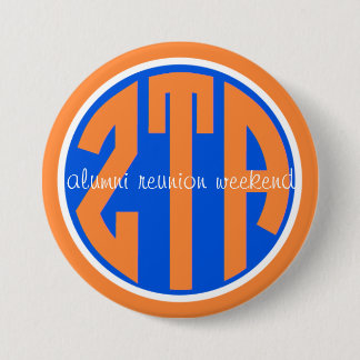 Badge Rond 7,6 Cm original de réunion de zéta