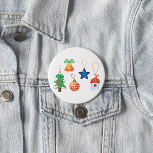 Badge Rond 7,6 Cm Ornements de Noël décoratifs