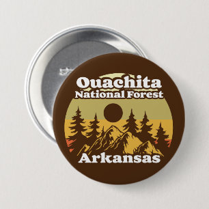 Badge Rond 7,6 Cm Ouachita Forêt Nationale Arkansas