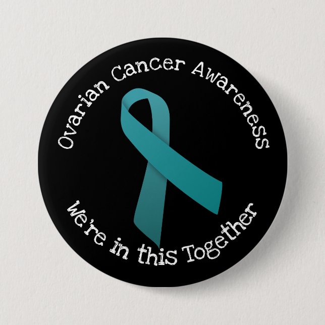 Badge Rond 7,6 Cm Ovarian Cancer Awareness (Devant)