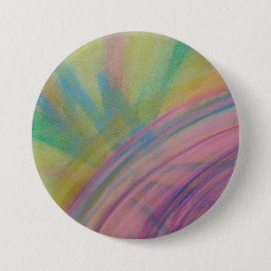 Badge Rond 7,6 Cm P9 Art Abstrait Coloré Unique