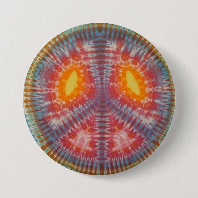 Badge Rond 7,6 Cm paix (Devant)