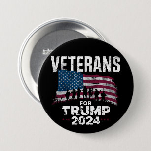 Badge Rond 7,6 Cm Papa Grand-Père Anciens Combattants Pour Trump 202