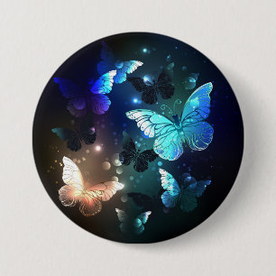 Badge Rond 7,6 Cm Papillon de nuit