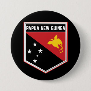 Badge Rond 7,6 Cm Papouasie-Nouvelle-Guinée