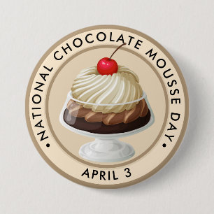 Badge Rond 7,6 Cm Parc national aux chocolates