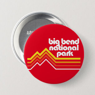 Badge Rond 7,6 Cm Parc national Big Bend