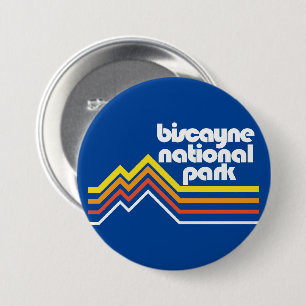 Badge Rond 7,6 Cm Parc national de Biscayne