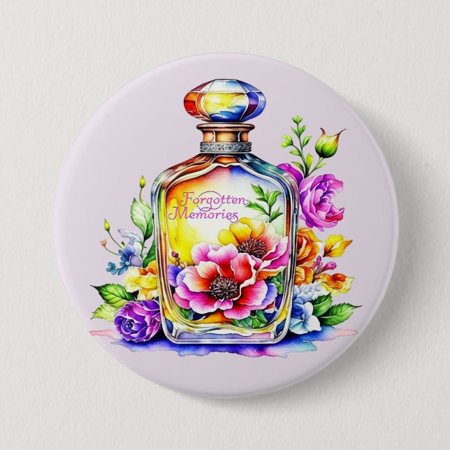 Badge Rond 7,6 Cm Parfum Mémoires oubliées (Devant)