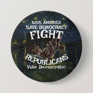 BADGE ROND 7,6 CM PARTI RÉPUBLICAIN DHS CBP ICE TSA DOJ FEMA GOUVERN