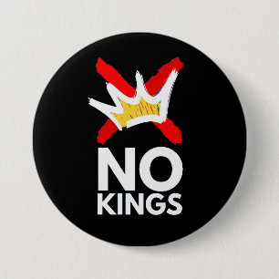 Badge Rond 7,6 Cm pas de rois