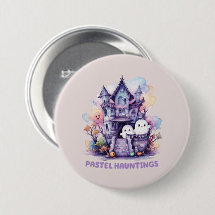 Badge Rond 7,6 Cm Pastel Hauntings