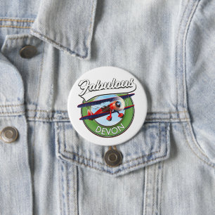 Badge Rond 7,6 Cm Patch de voyage fabuleux Devon.