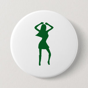 Badge Rond 7,6 Cm Patches et boutons de performance de dame dansante