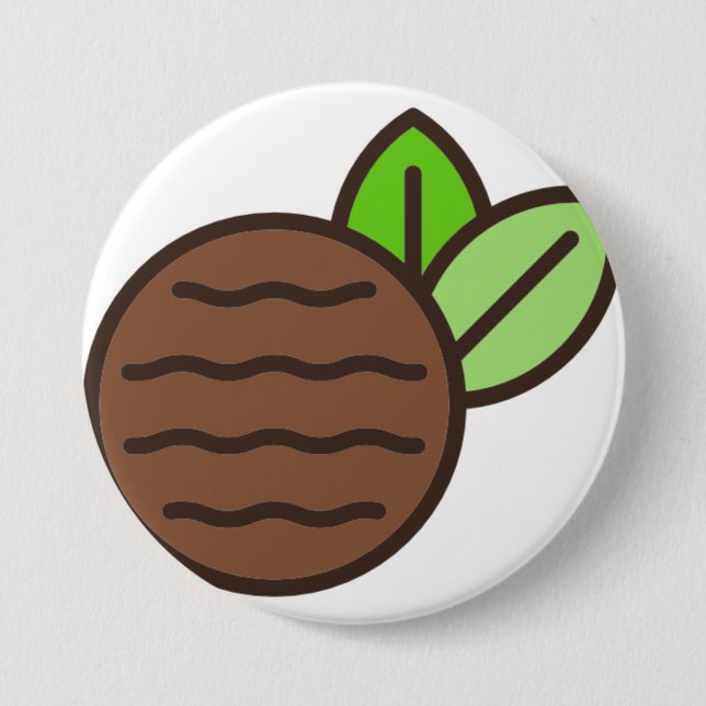 Badge Rond 7,6 Cm pâte de menthe (Devant)