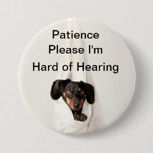 Badge Rond 7,6 Cm Patience, s'il vous plaît, je suis difficile d'en
