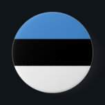 Badge Rond 7,6 Cm Pavillon Estonie<br><div class="desc">Pavillon Estonie</div>