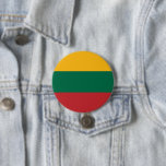 Badge Rond 7,6 Cm pavillon lituanien<br><div class="desc">Un cadeau idéal pour tous ceux qui sont patriotes de leur pays !</div>