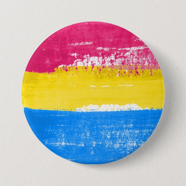 Badge Rond 7,6 Cm Peinture à fioriture transexuelle (Devant)